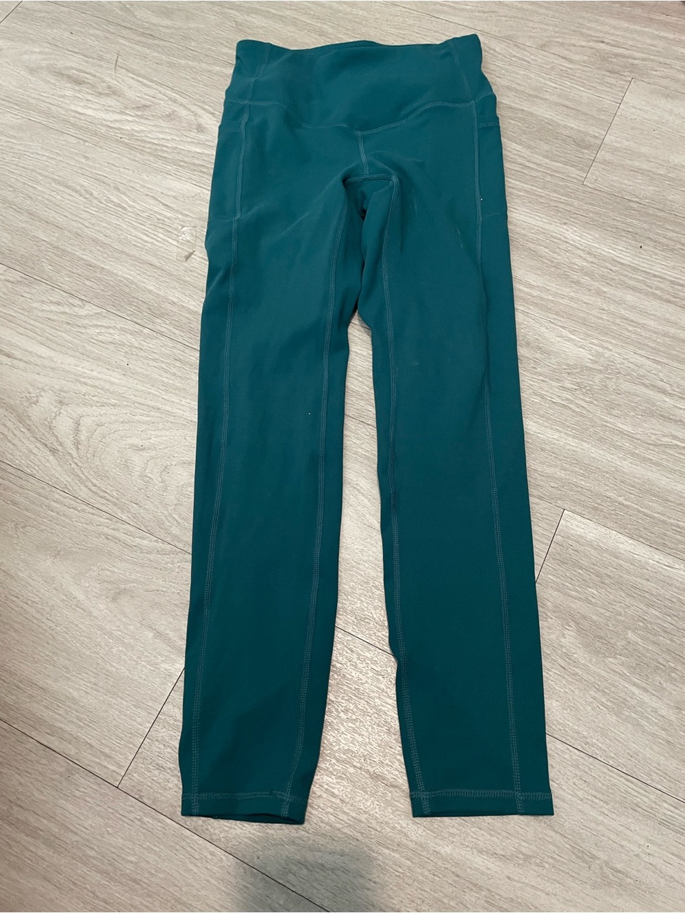 GAIAM Teal High-Waisted Active Leggings